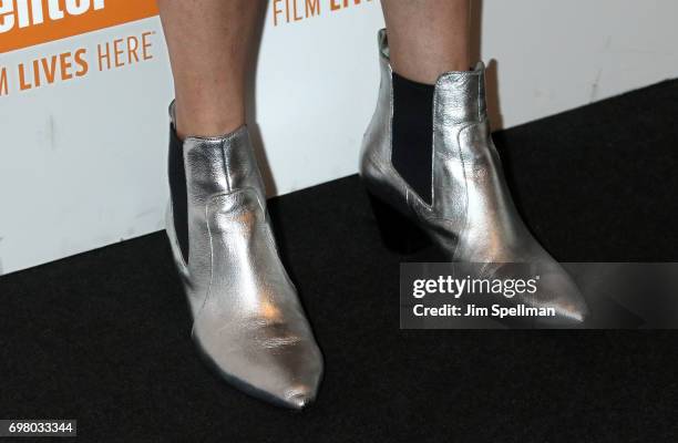 Filmmaker Rebecca Miller, shoe detail, attends An Evening For Film In Education hosted by the The Film Society of Lincoln Center at Walter Reade...
