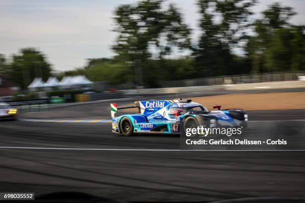 The LMP2 Cetilar Villorba Corse, Dallara P217-Gibson with drivers Roberto Lacorte /Giorgio Sernagiotto /Andrea Belicchi in action during the...