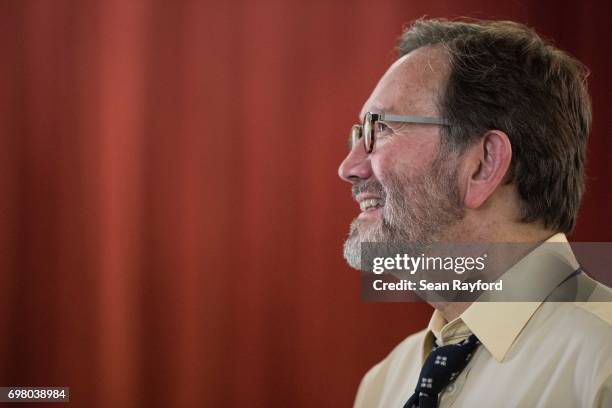 Democratic congressional candidate Archie Parnell listens to a voter June 19, 2017 in Bishopville, South Carolina. Voters will choose between Parnell...