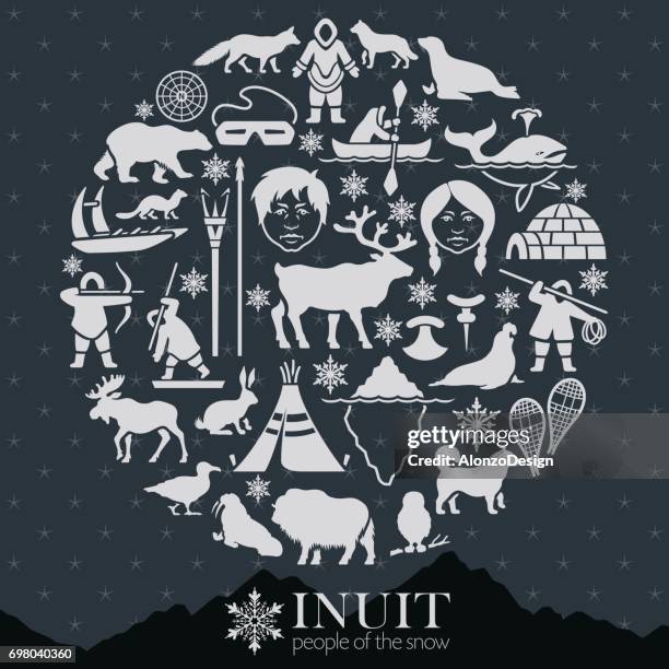 Angula Inuit 365 Inuit Symbols Fotos de stock, imagens de alta resolução e imagens ...