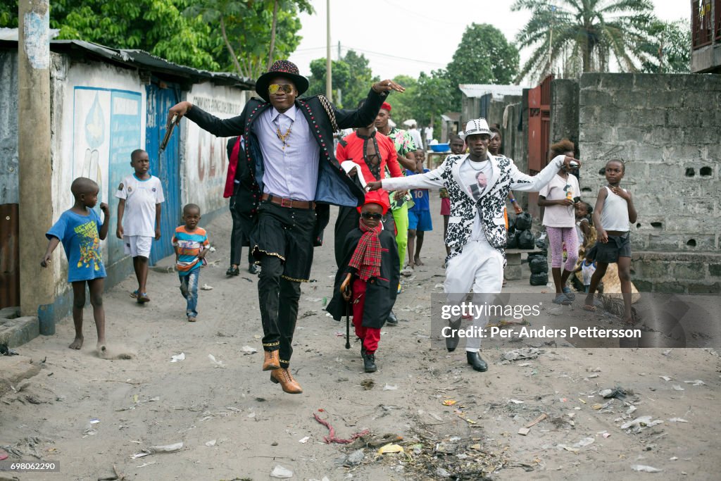 Sapeurs in Kinshasa Democratic Republic of Congo
