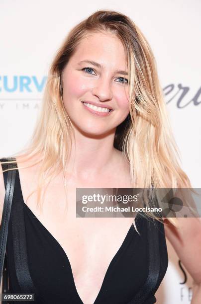 Model Sara Ziff attends the "Straight/Curve" New York premiere at the Whitby Hotel on June 19, 2017 in New York City.