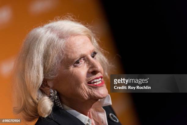 Event honoree, LGBT rights activists Edie Windsor attends TrevorLIVE New York 2017 at Marriott Marquis Times Square on June 19, 2017 in New York City.
