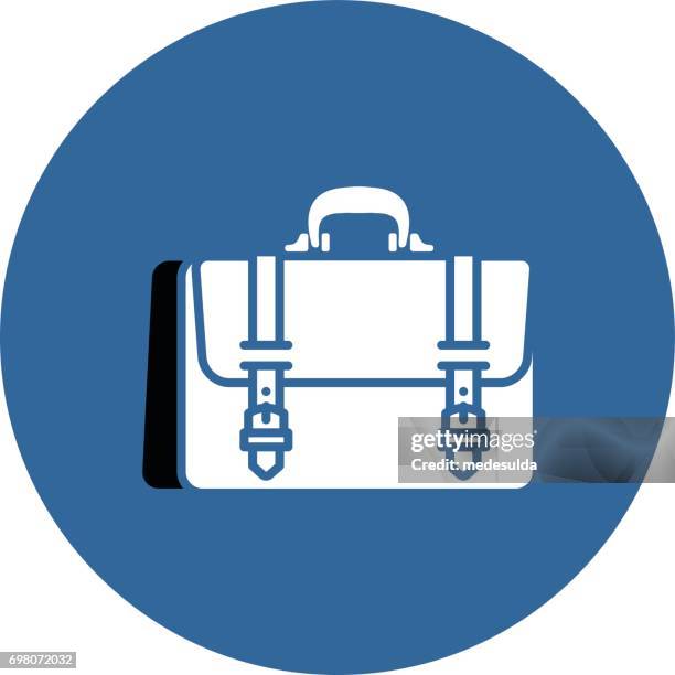 leather briefcase - vintage carousel stock illustrations