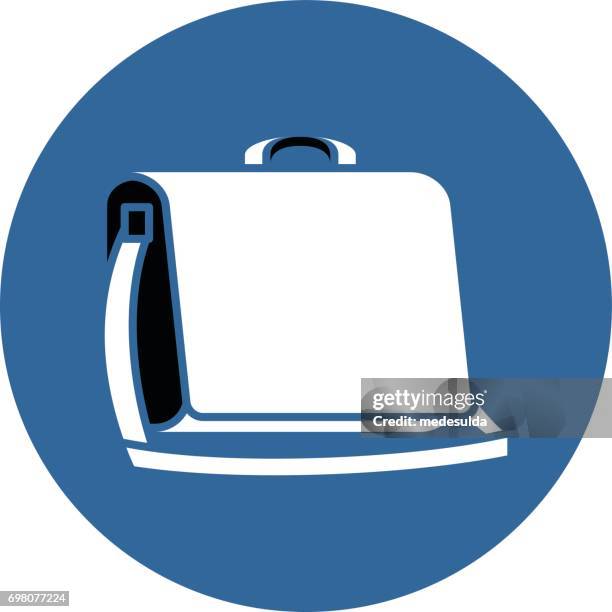 messenger - shoulder sling stock illustrations