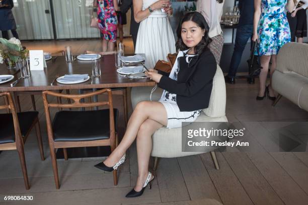 Carrie Liqun Liu attends Special Women's Power Lunch Hosted by Tina Brown at Spring Place on June 19, 2017 in New York City.