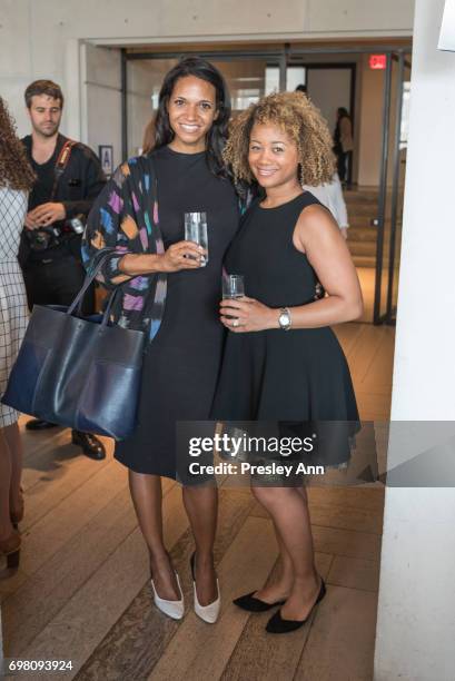 Rochelle Ballard and Kelley Sullivan attend Special Women's Power Lunch Hosted by Tina Brown at Spring Place on June 19, 2017 in New York City.