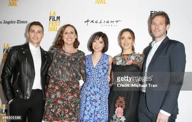 Dave Franco, Molly Shannon, Kate Micucci, Aubrey Plaza and Jeff Baena arrive at the 2017 Los Angeles Film Festival - screening of "The Little Hours"...