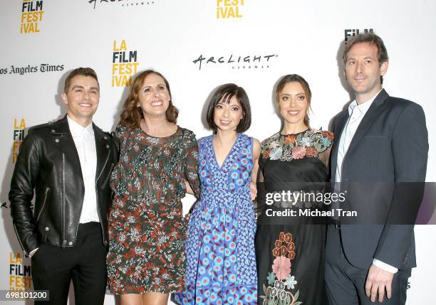 Dave Franco, Molly Shannon, Kate Micucci, Aubrey Plaza and Jeff Baena arrive at the 2017 Los Angeles Film Festival - screening of "The Little Hours"...