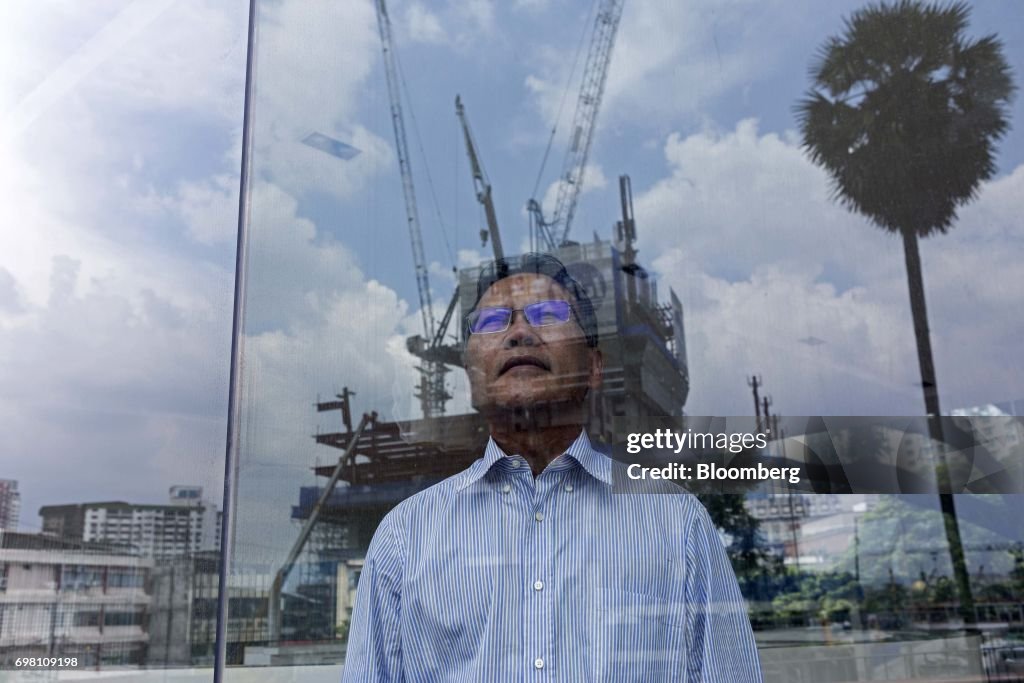 Azmar Talib Azmar Talib, chief executive officer of TRX City Sdn., looks out at ...