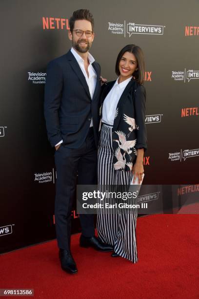 Todd Grinnell and India de Beaufort attend the Television Academy Foundation And Netflix Presents The Power Of TV: A Conversation With Norman Lear...