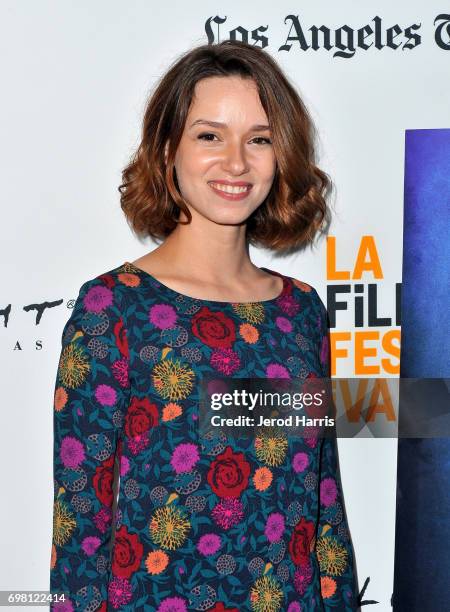 Alex Essoe attends the screening of "Midnighters" during the 2017 Los Angeles Film Festival at Arclight Cinemas Culver City on June 19, 2017 in...