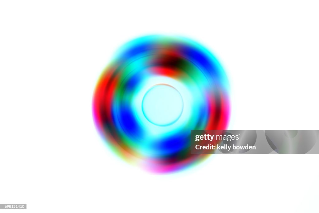 Led fidget spinner abstract background