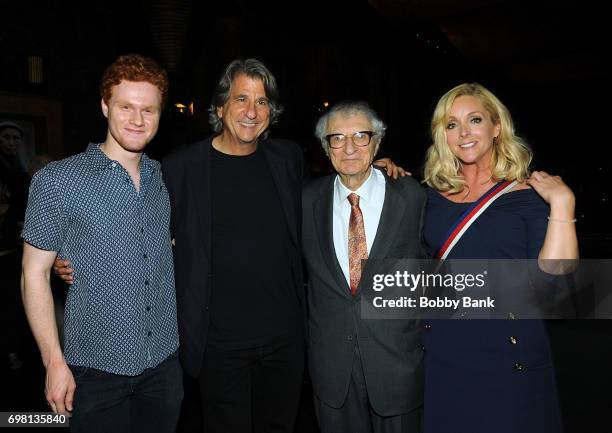 Nicholas Barasch, David Rockwell, Jane Krakowski and Sheldon Harnick attend the "KOI" Book Launch at TAO Uptown on June 19, 2017 in New York City.