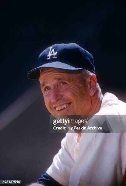 Manager Walter Altson of the Los Angeles Dodgers poses for a portrait during Spring Training circa March, 1958 in Vero Beach, Florida.