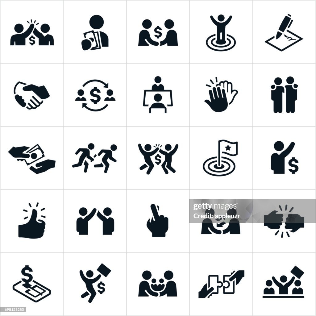 Traiter De Faire Des Icônes Illustration - Getty Images