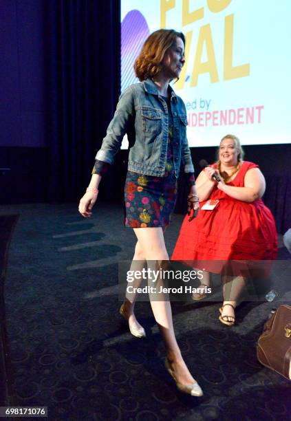 Alex Essoe attends the screening of "Midnighters" during the 2017 Los Angeles Film Festival at Arclight Cinemas Culver City on June 19, 2017 in...