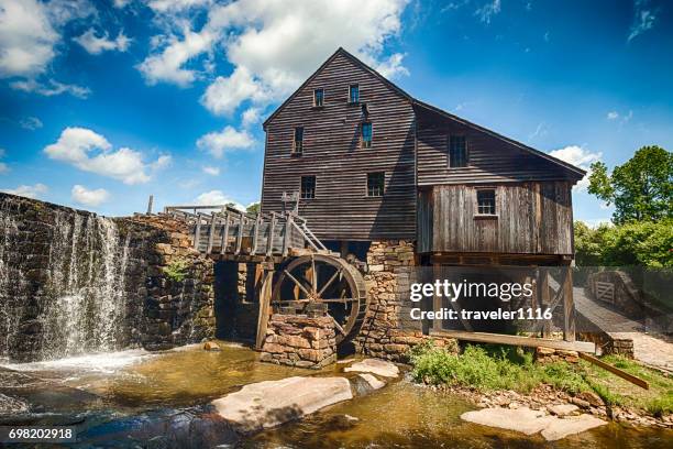 yates mill in raleigh, north carolina - raleigh stock pictures, royalty-free photos & images