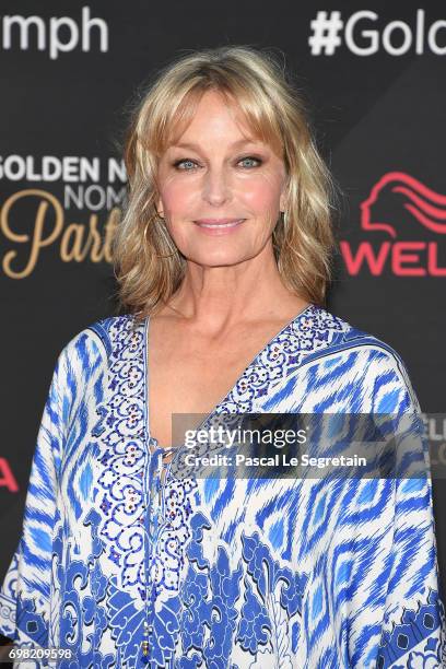 Bo Derek attends the Golden Nymph Nominees party at the Monte Carlo Bay hotel on day 4 of the 57th Monte Carlo TV Festival on June 19, 2017 in...