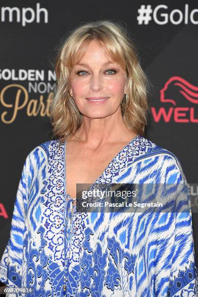 Bo Derek attends the Golden Nymph Nominees party at the Monte Carlo Bay hotel on day 4 of the 57th Monte Carlo TV Festival on June 19, 2017 in...