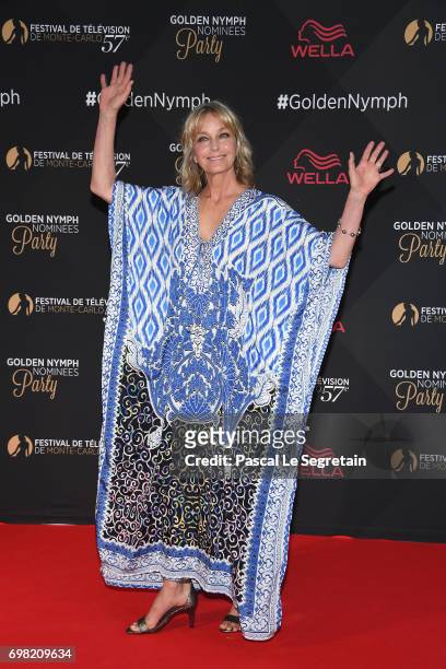 Bo Derek attends the Golden Nymph Nominees party at the Monte Carlo Bay hotel on day 4 of the 57th Monte Carlo TV Festival on June 19, 2017 in...