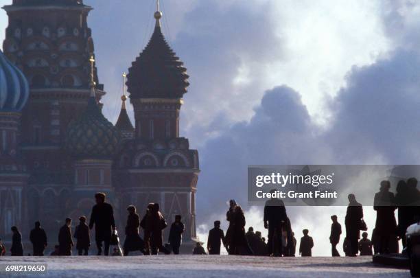 st basil's red square . moscow. - russia architecture stock pictures, royalty-free photos & images