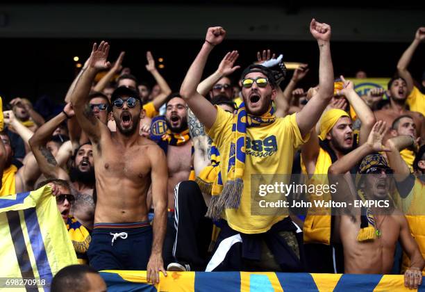 Limassol fans in the stands