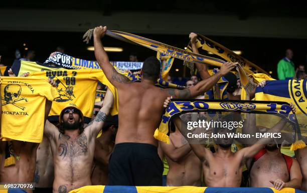 Limassol fans in the stands