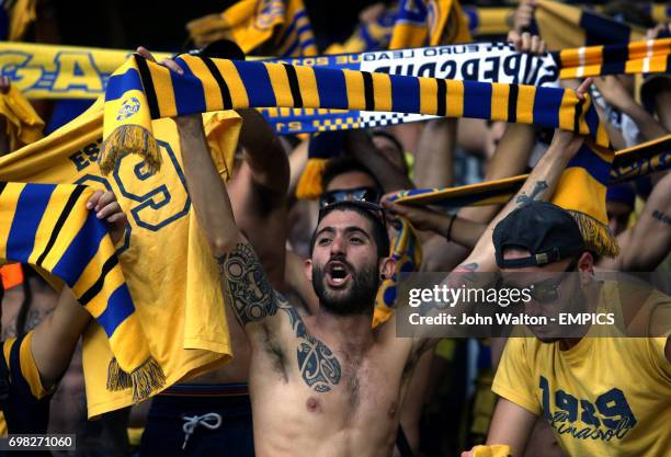 Limassol fans in the stands