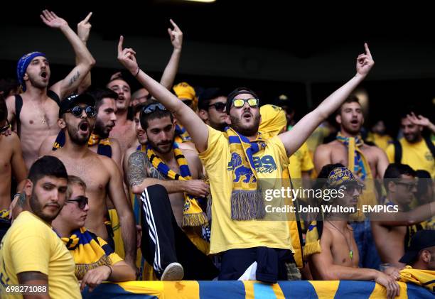 Limassol fans in the stands