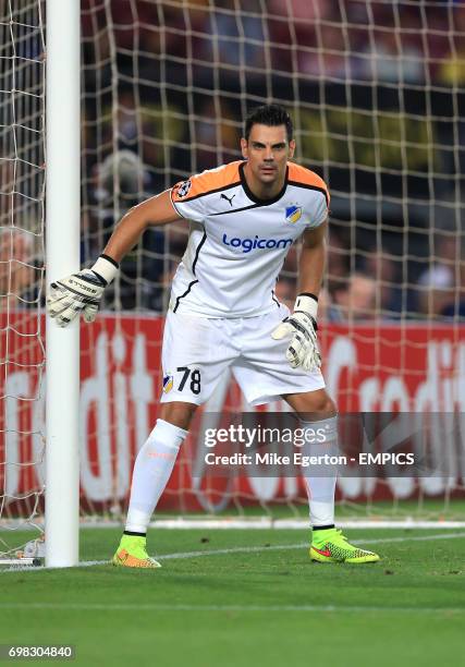 Goalkeeper Rafael Urko, Apoel Nicosia.