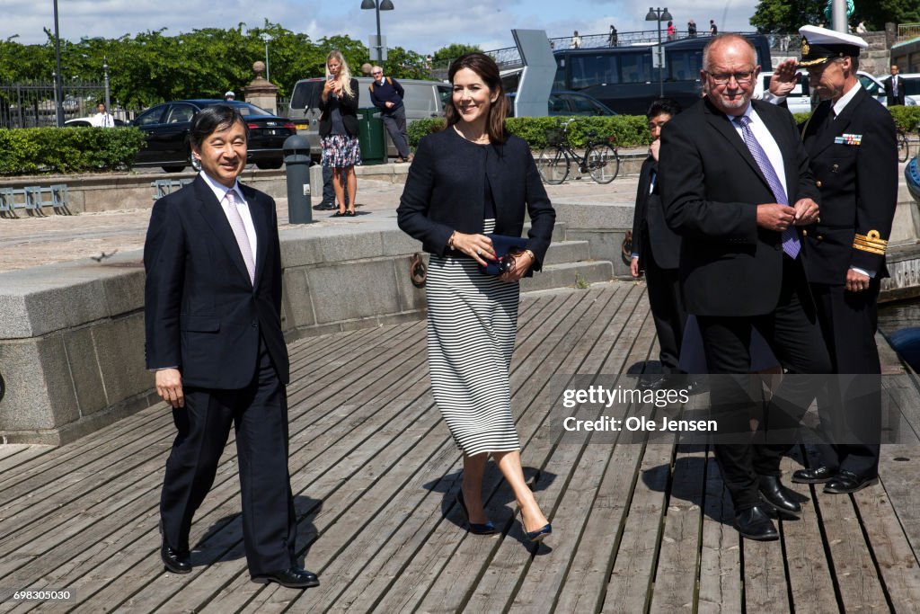 Japanese Crown Prince Naruhito Visits Denmark