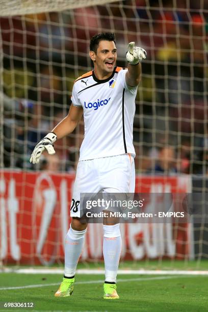 Goalkeeper Rafael Urko, Apoel Nicosia.