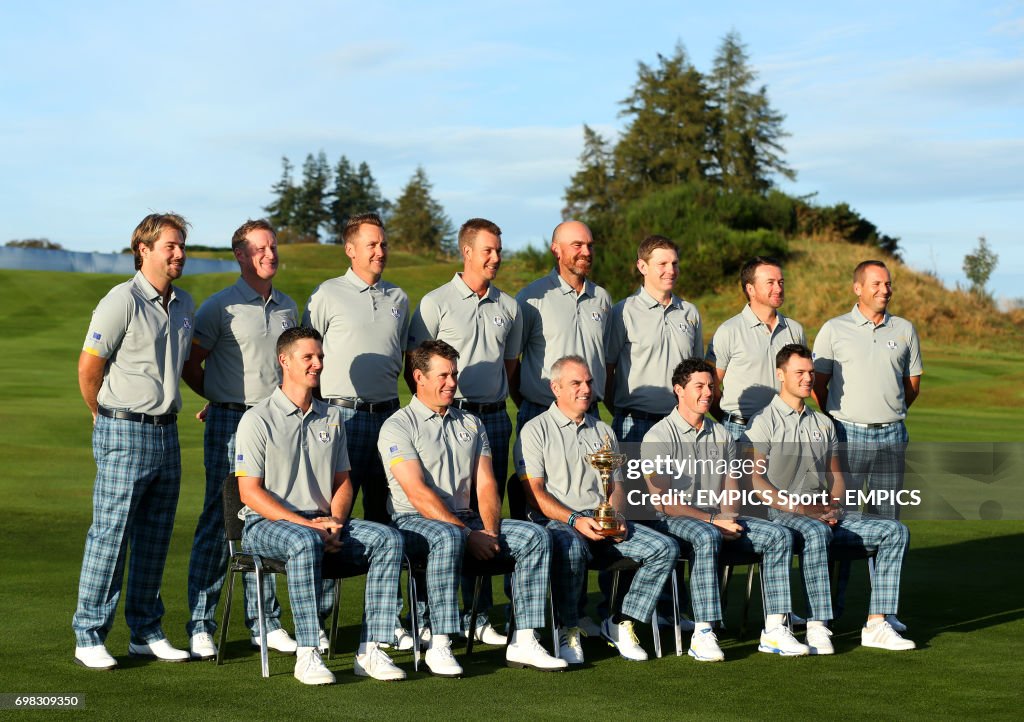 Golf - 40th Ryder Cup - Practice Day One - Gleneagles