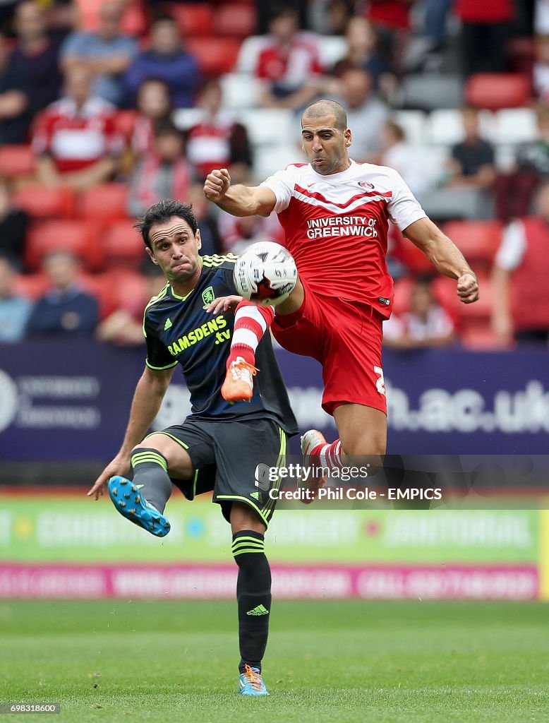 Soccer - Sky Bet Championship - Charlton Athletic v Middlesbrough - The Valley