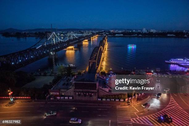 Yalu Riber Yalu River Bridge Photos and Premium High Res Pictures - Getty Images