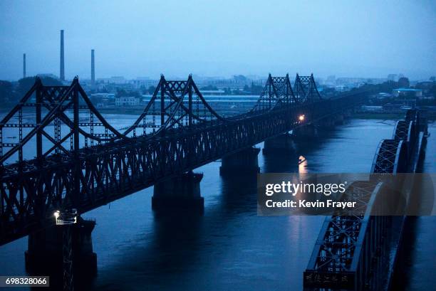 Yalu Riber Yalu River Bridge Photos and Premium High Res Pictures - Getty Images