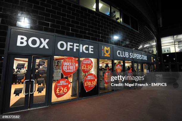 The box office at Stadium MK.