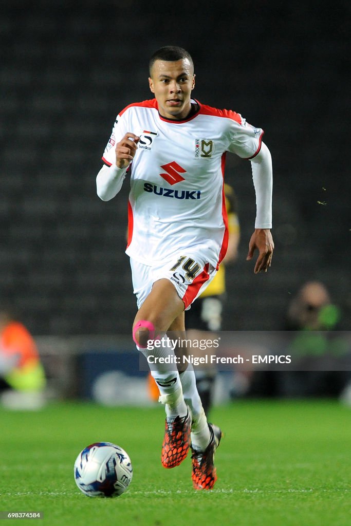 Soccer - Capital One Cup - Fourth Round - MK Dons v Sheffield United - Stadium MK