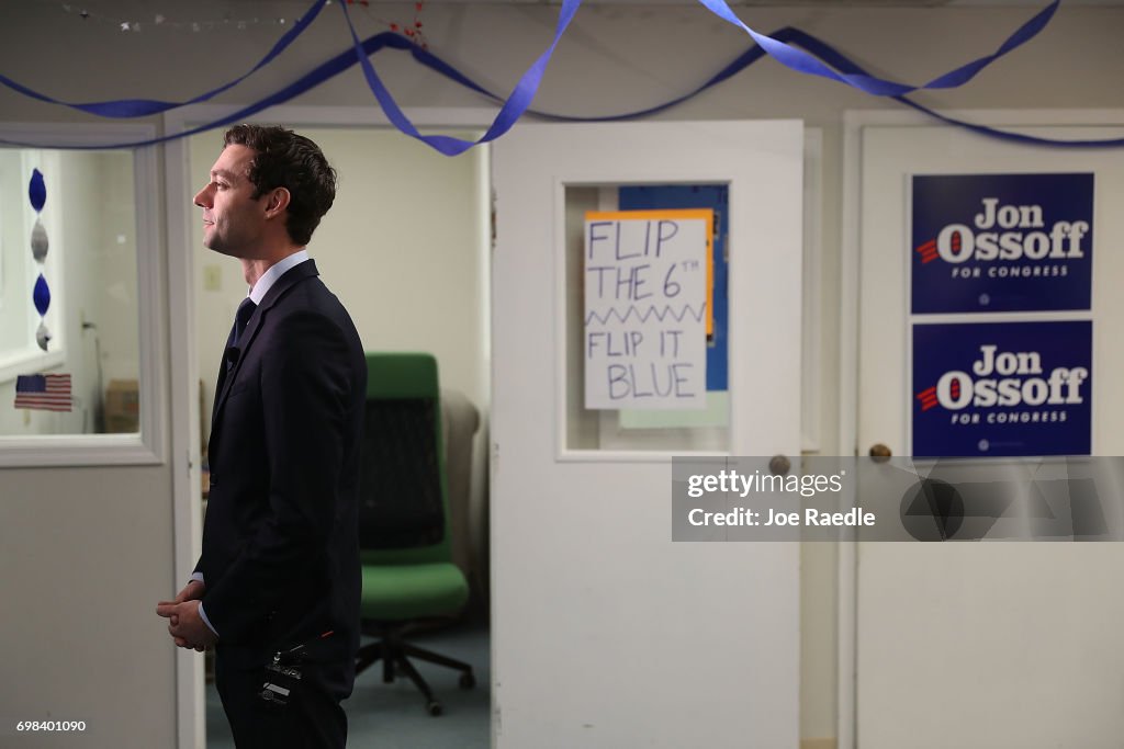 Democratic Congressional Candidate In Georgia's Special Election Jon Ossoff Campaigns In Georgia