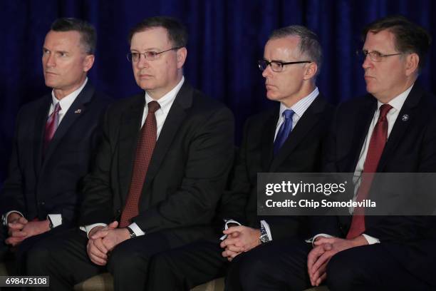 Bureau of Alcohol, Tobacco, Firearms and Explosives Acting Director Thomas Brandon, Drug Enforcement Administraiton acting head Chuck Rosenberg,...