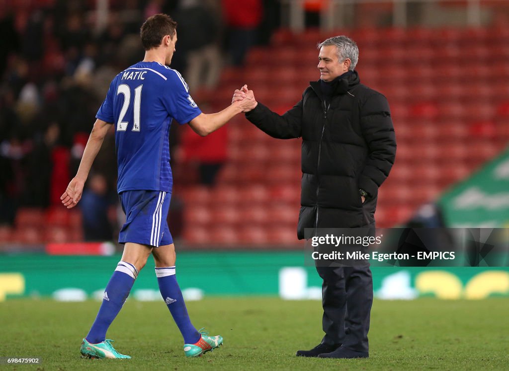 Soccer - Barclays Premier League - Stoke City v Chelsea - Britannia Stadium