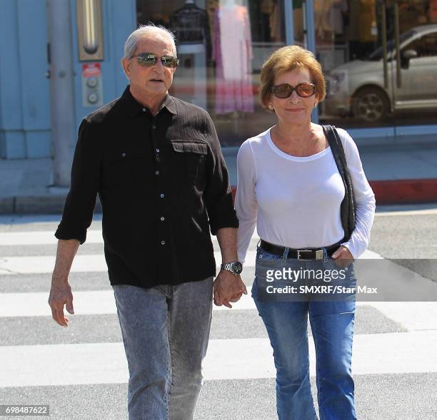 Judy Sheindlin and Jerry Sheindlin are seen on June 18, 2017 in Los Angeles, California.