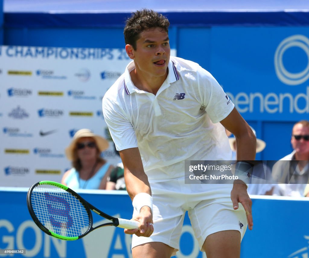 Thomas Kokkinakis (AUS) v Milos Raonic (CAN) - Aegon Championships 2017