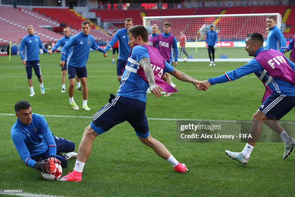 Russia Training and Press Conference - FIFA Confederations Cup Russia 2017