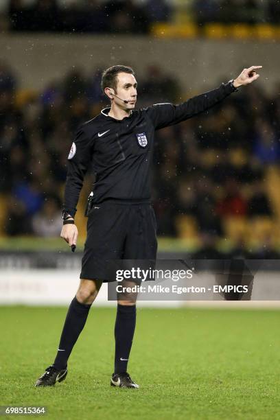 Referee David Coote