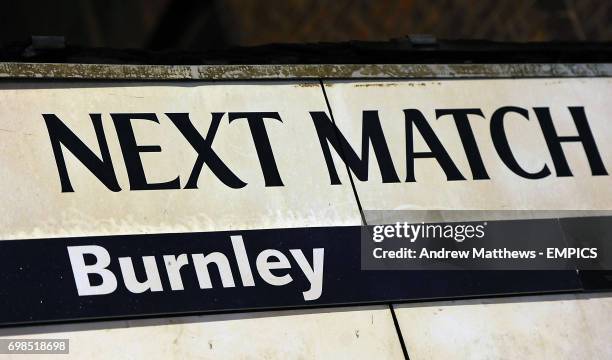 Signage at White Hart Lane.