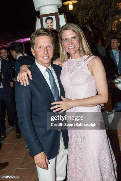 Head Writer and Executive Producer Bradley Bell and wife Ambassador Colleen Bell attend the 'The Bold and The Beautiful' 30th Years anniversary...