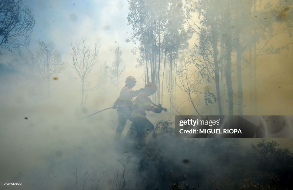 TOPSHOT-PORTUGAL-FIRE-WEATHER