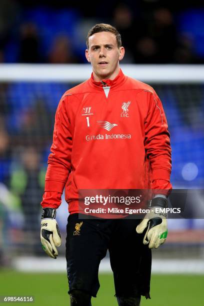 Liverpool goalkeeper Danny Ward